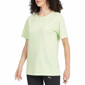 Puma Lime Green Short Sleeve Logo Tee Shirt